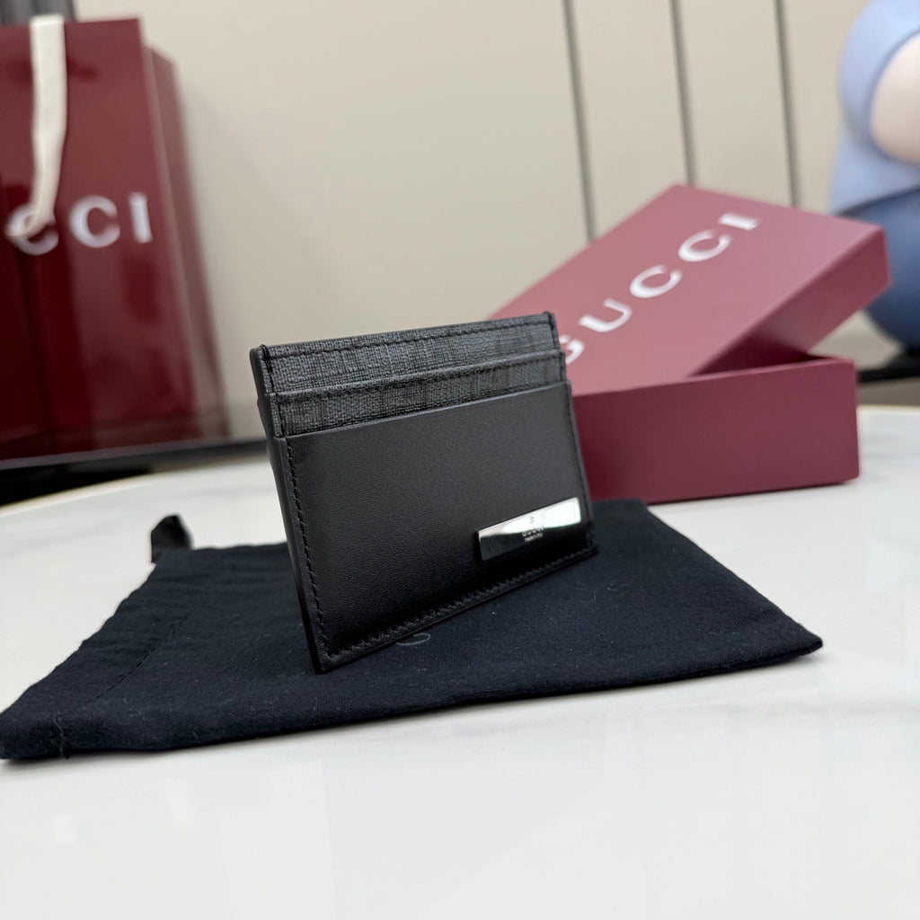 Gucci Black Leather Clutch