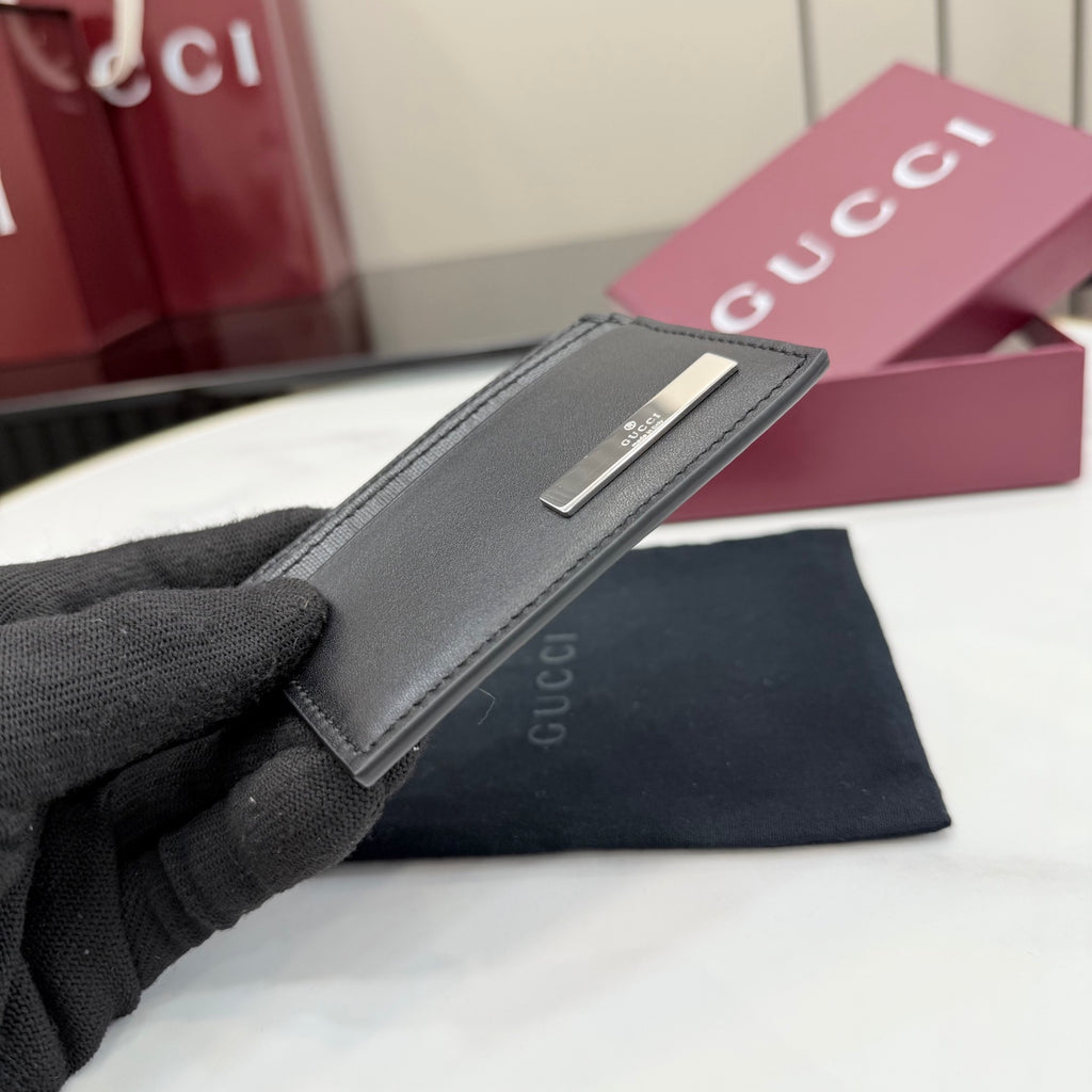 Gucci Black Leather Clutch