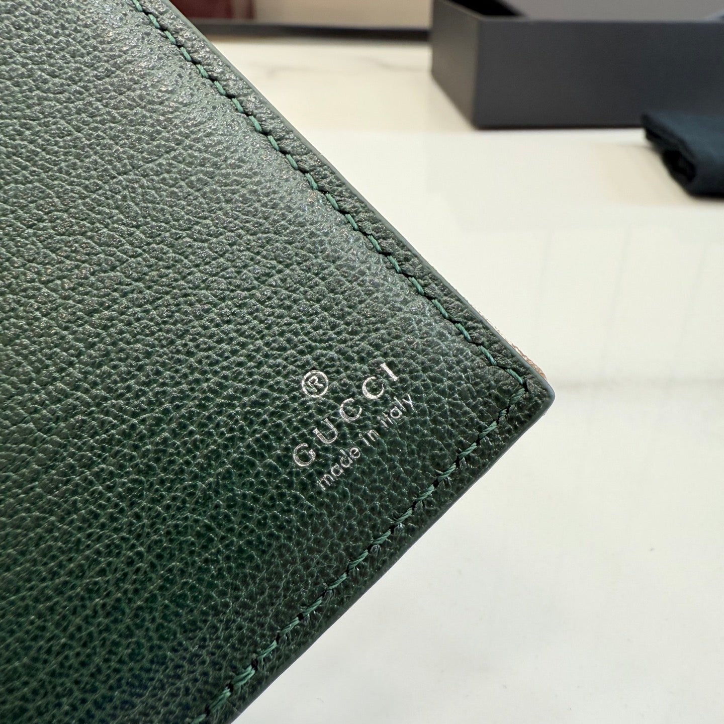 Gucci Black Leather Tote Bag