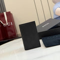 Gucci Black Leather Openwork Card Holder