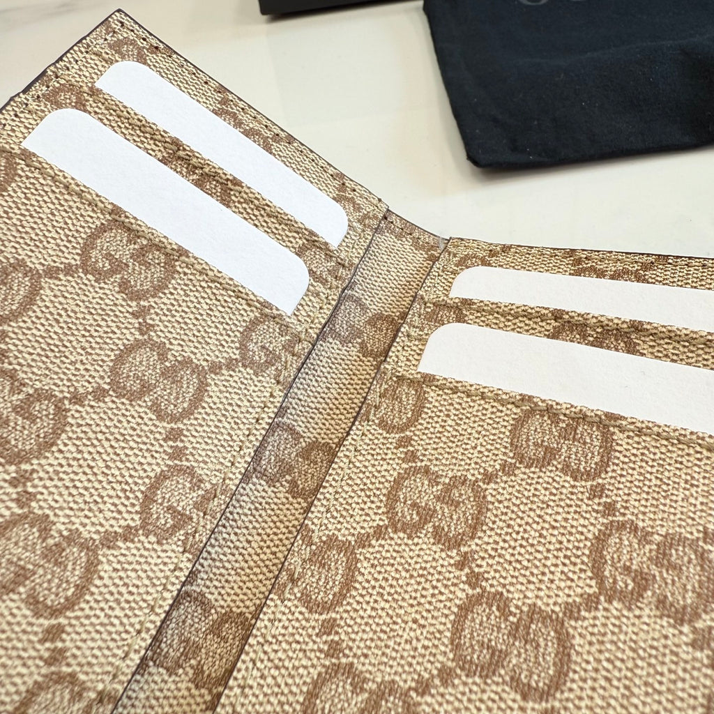 Gucci Brown Leather Card Holder