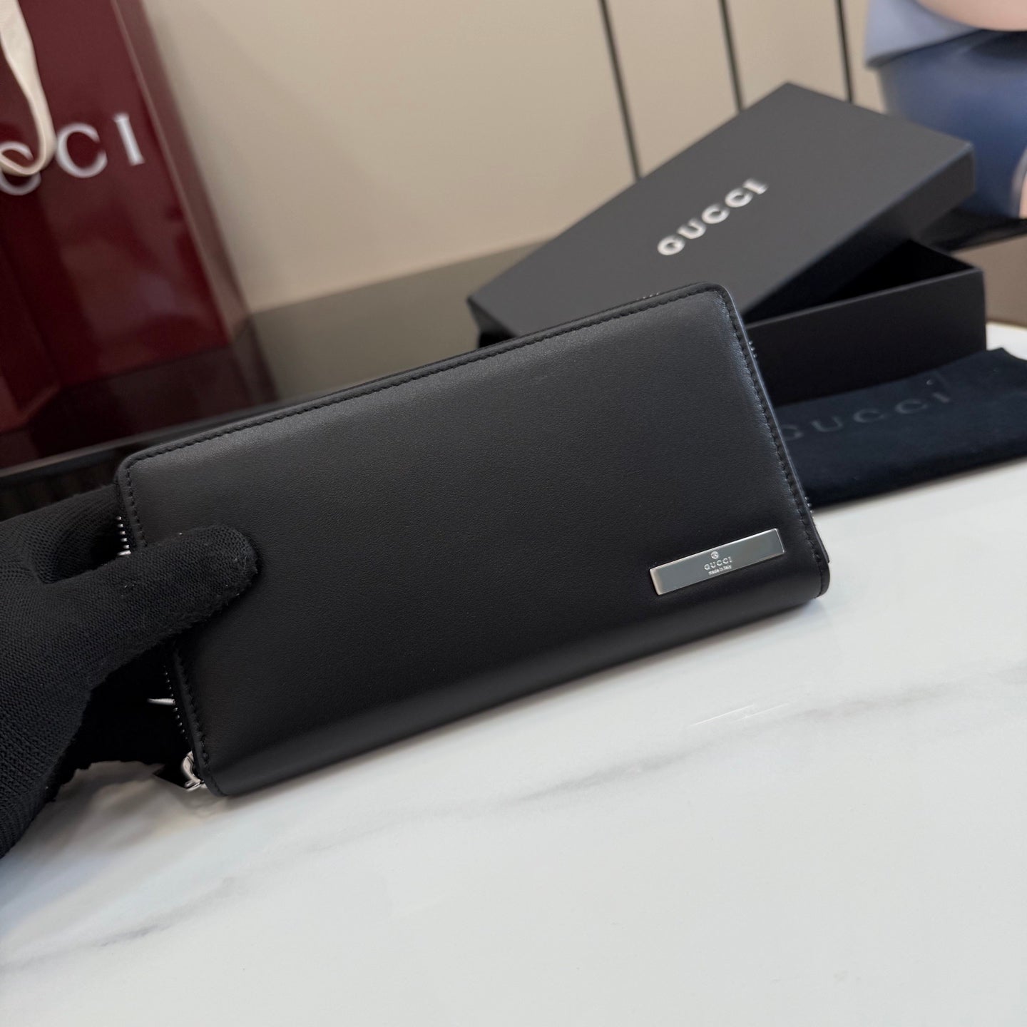 Gucci Black Leather Wallet