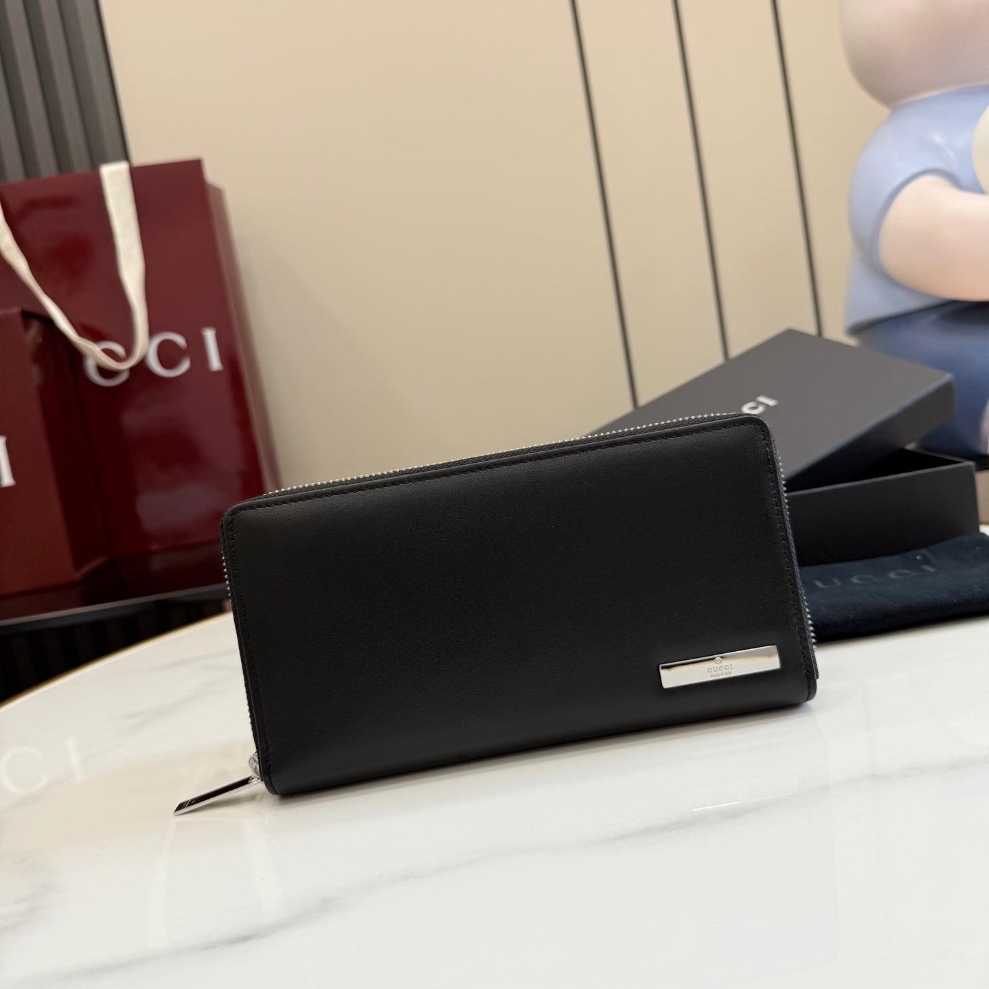 Gucci Black Leather Wallet