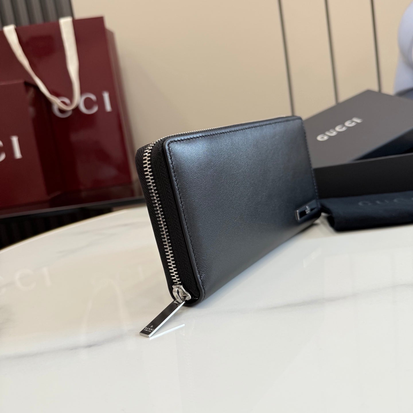 Gucci Black Leather Wallet