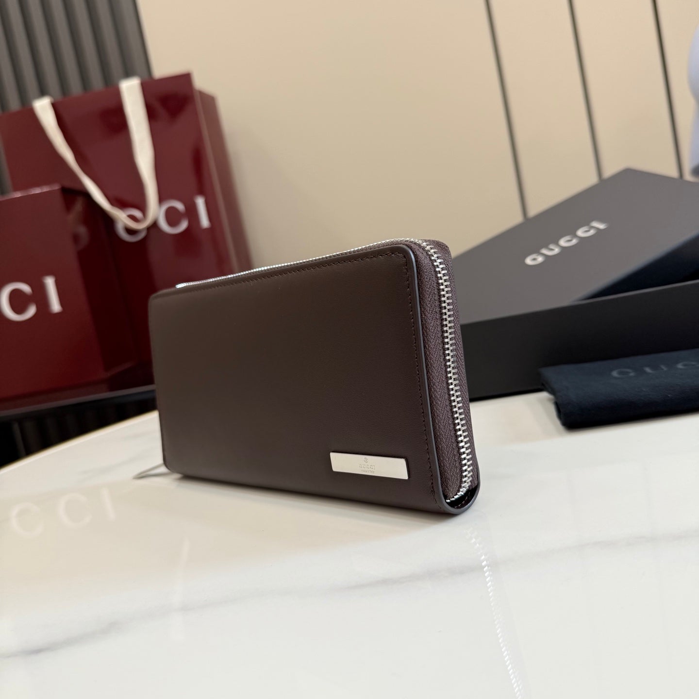 Gucci Brown Leather Wallet