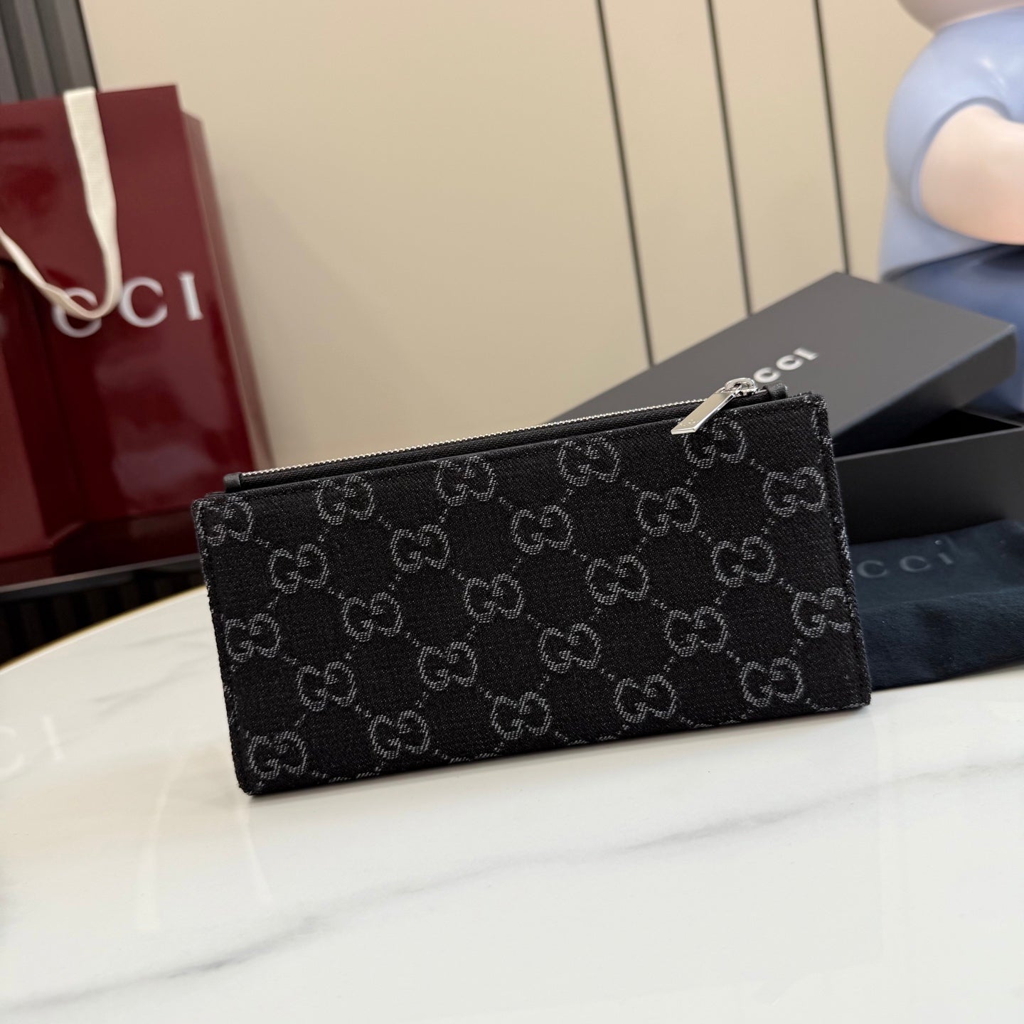 Gucci GG Marmont Black Clutch