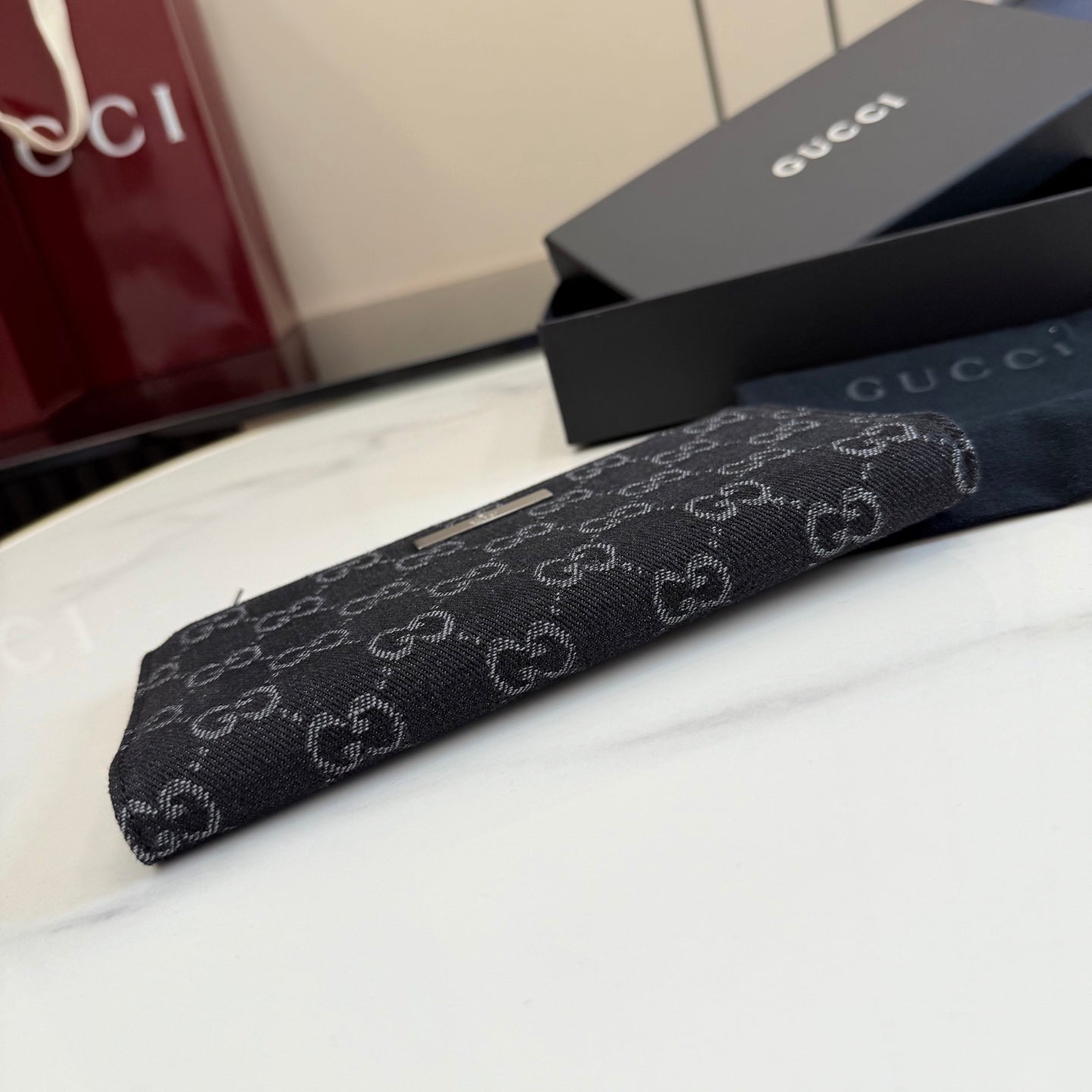 Gucci GG Marmont Black Clutch