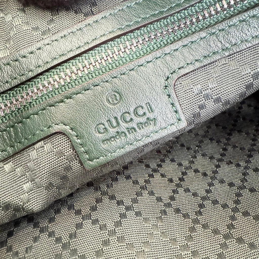 Gucci Green Leather Crossbody Bag
