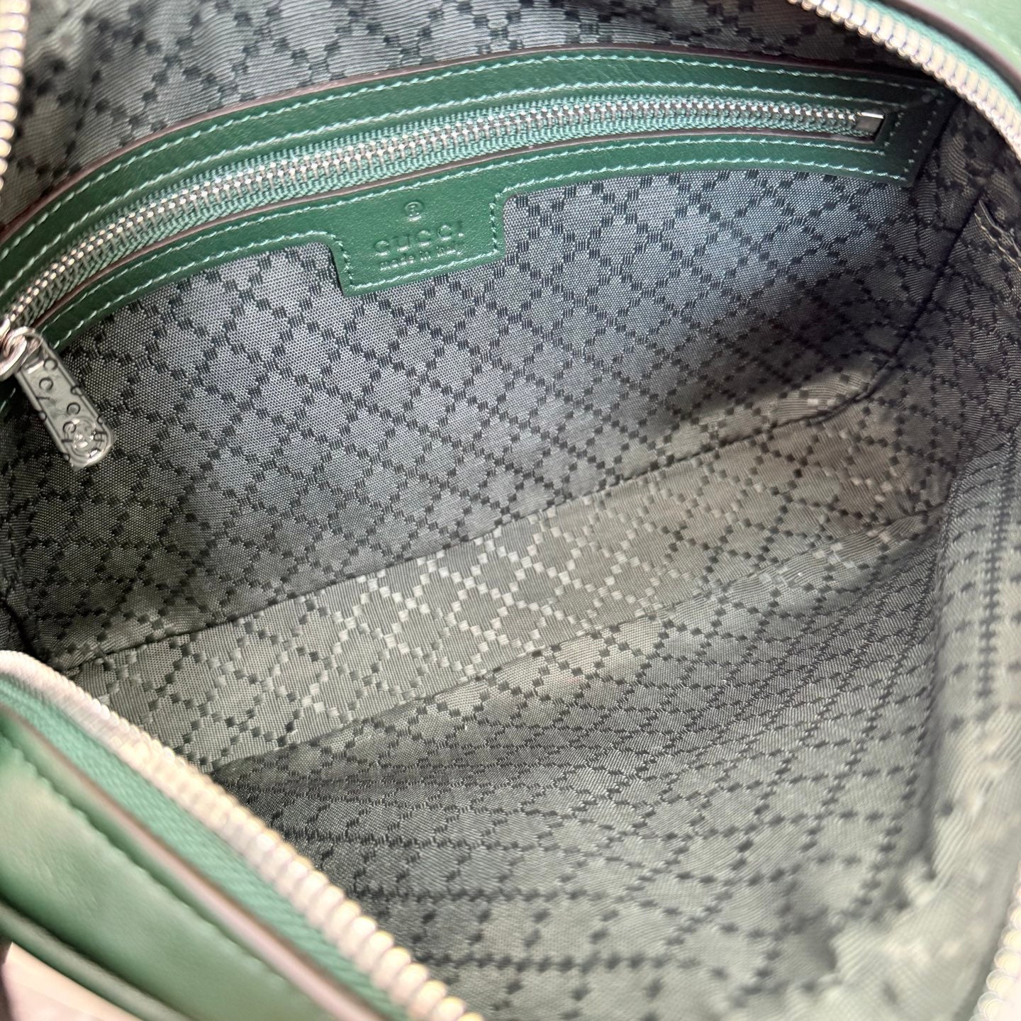 Gucci Green Leather Crossbody Bag