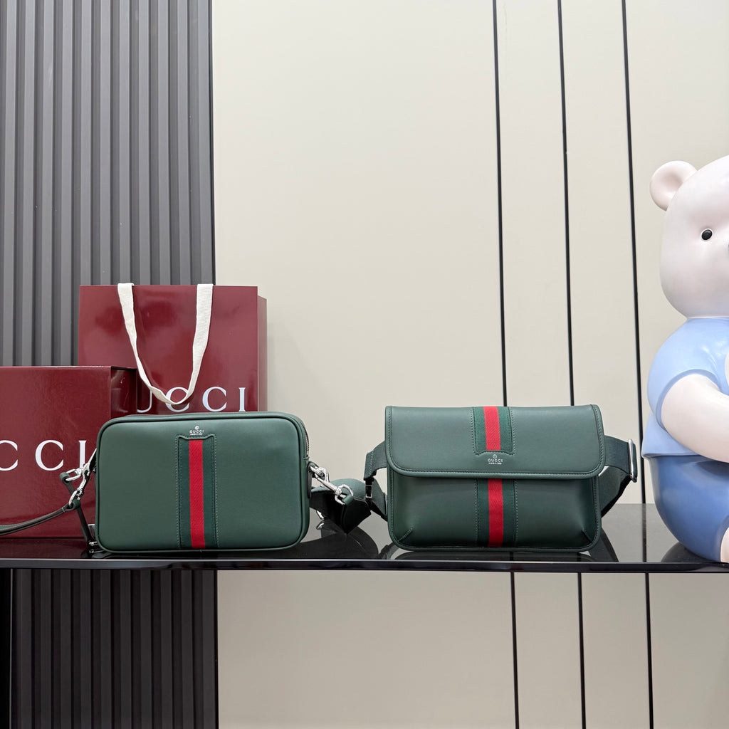 Gucci Black Leather Crossbody Bag