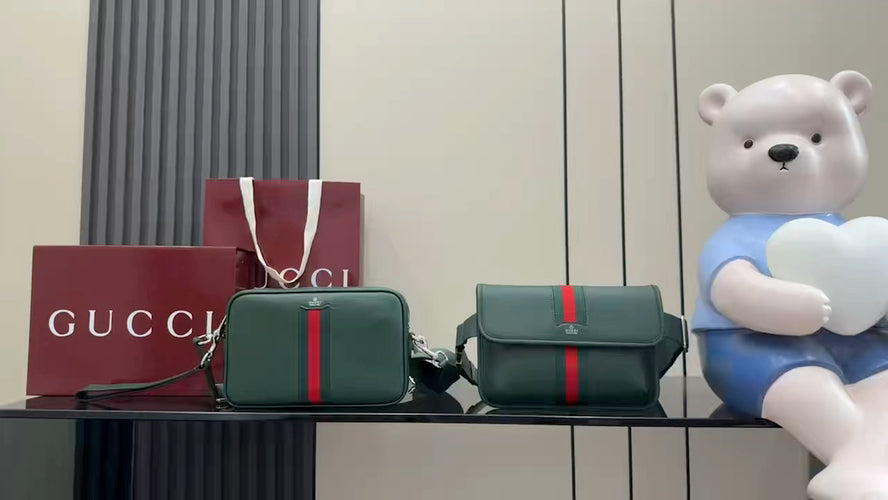 Gucci Black Leather Crossbody Bag