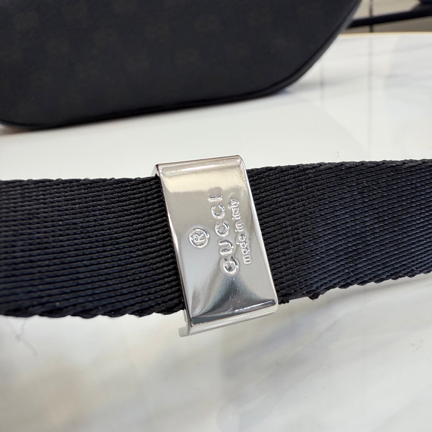 Gucci Black Leather Crossbody Bag