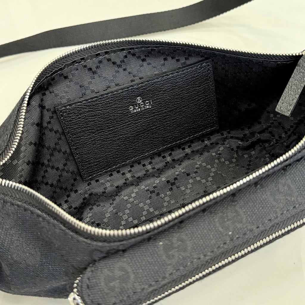 Gucci Black Leather Crossbody Bag