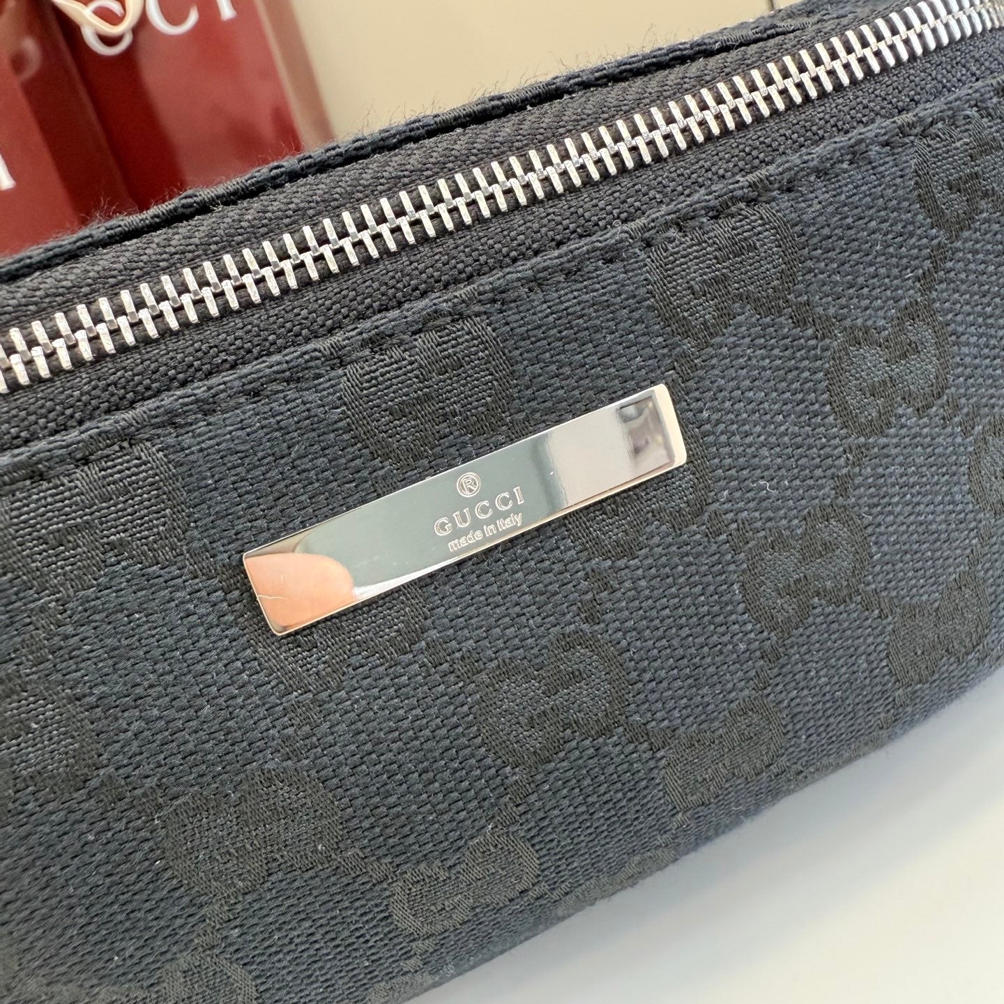 Gucci Black Leather Crossbody Bag