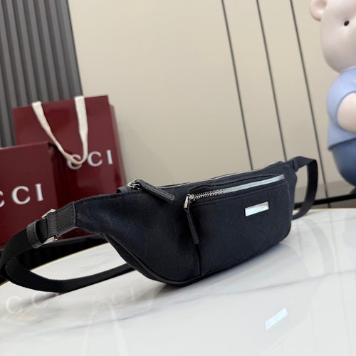 Gucci Black Leather Crossbody Bag