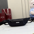 Gucci Black Leather Crossbody Bag