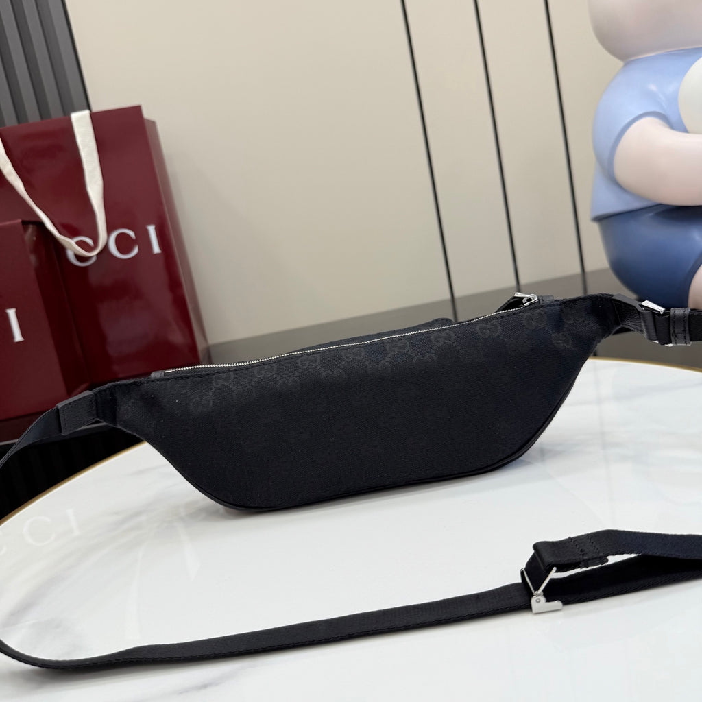 Gucci Black Leather Crossbody Bag