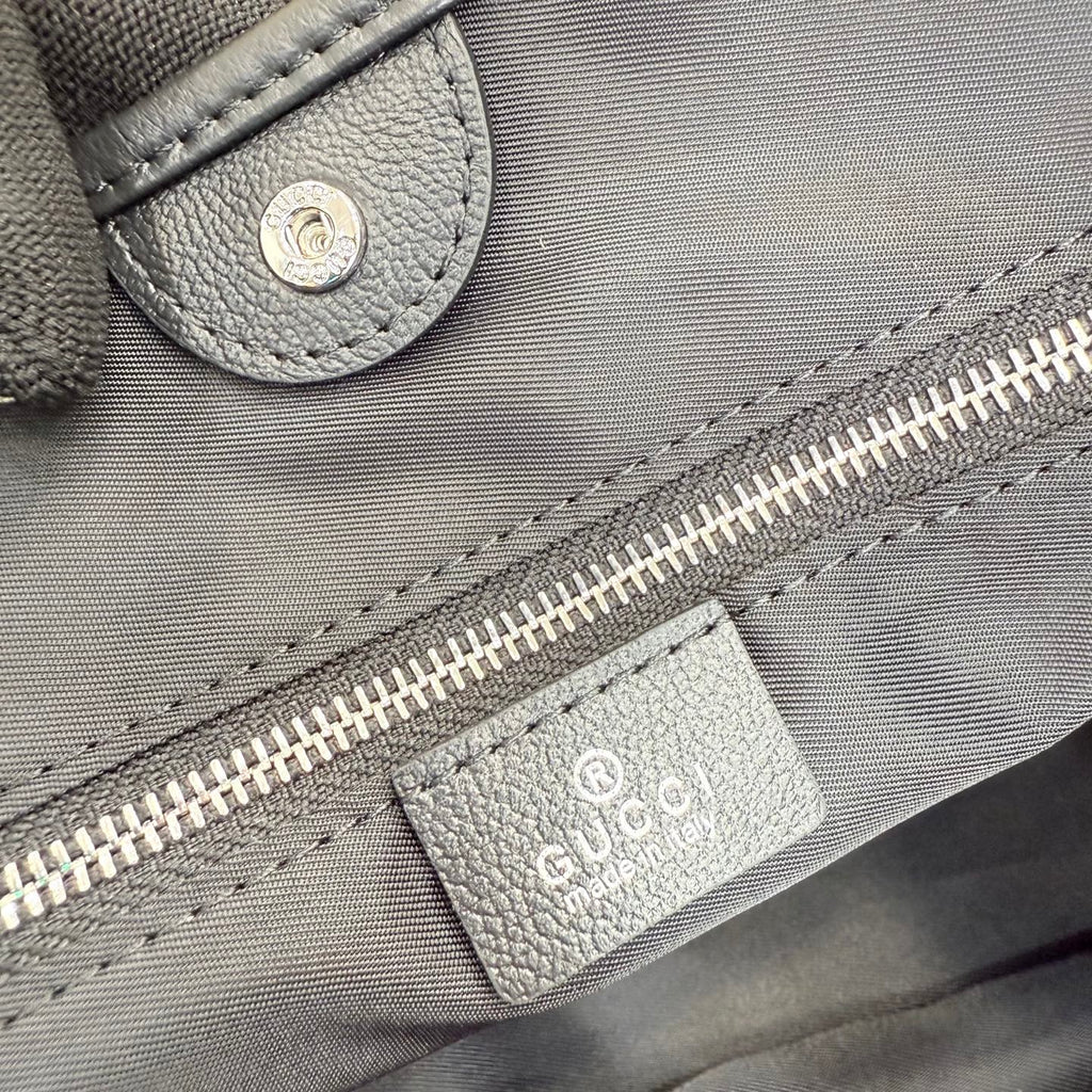 Gucci Black Nylon Tote Bag
