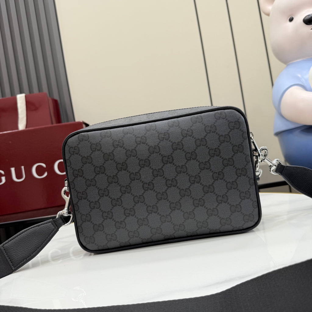Gucci Black Leather Backpack