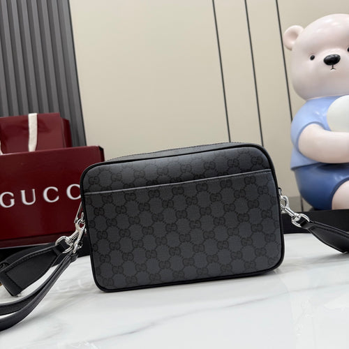 Gucci Black Leather Backpack