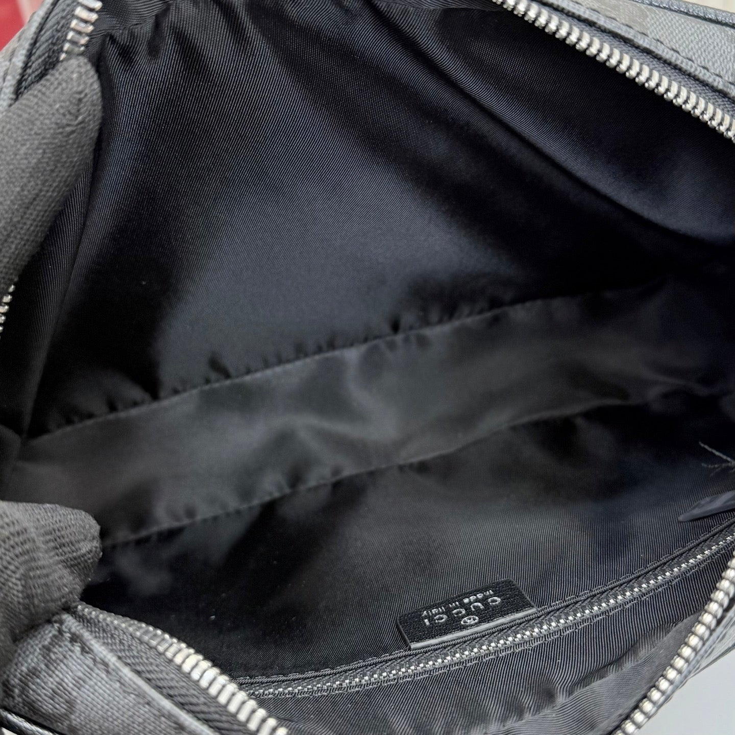 Gucci Black Leather Backpack