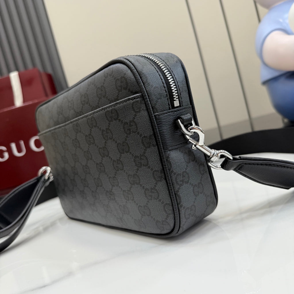 Gucci Black Leather Backpack