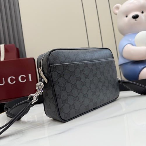 Gucci Black Leather Backpack